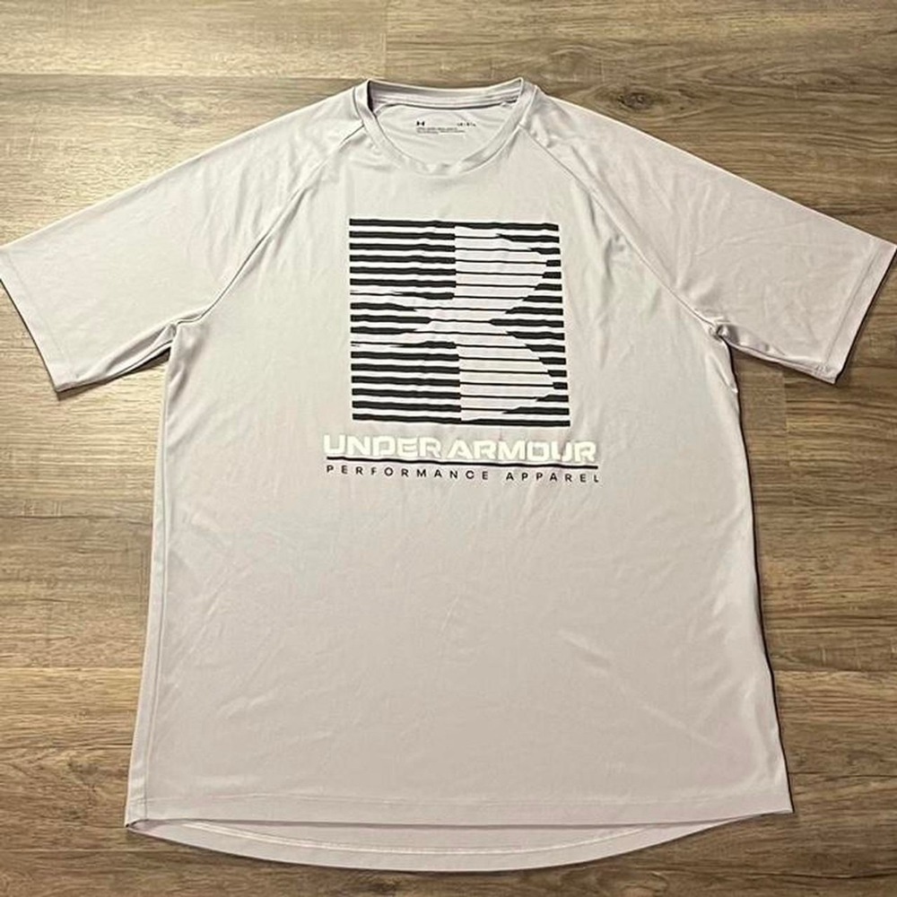 Under Armour Grey Retro Loose‎ Sportswear Essential Shirt size XL